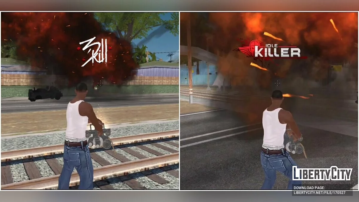Эффект при убийстве / GTA San Andreas (iOS, Android)