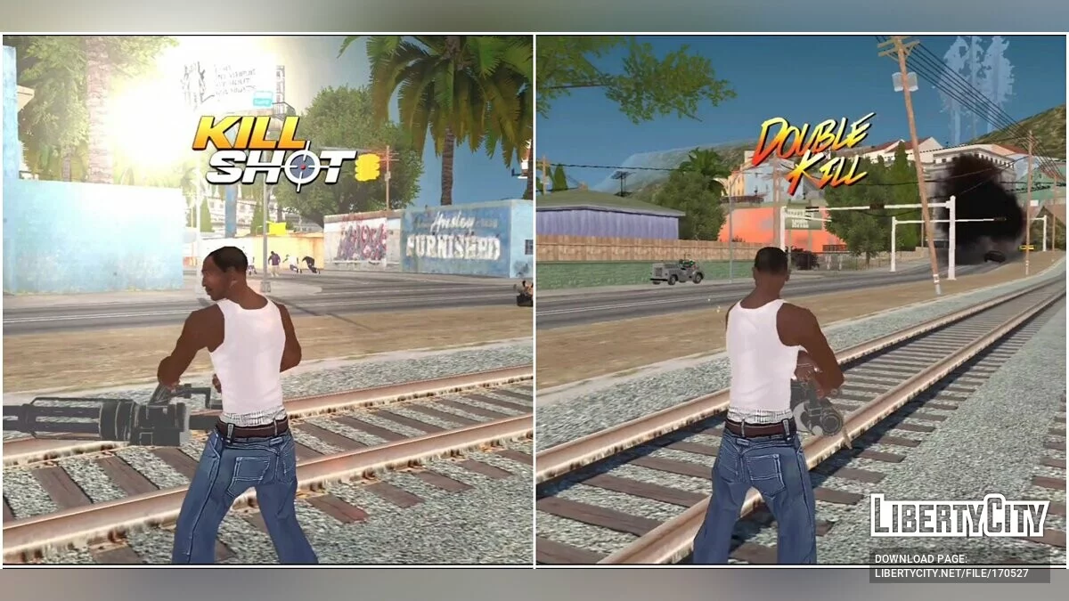 Эффект при убийстве / GTA San Andreas (iOS, Android)