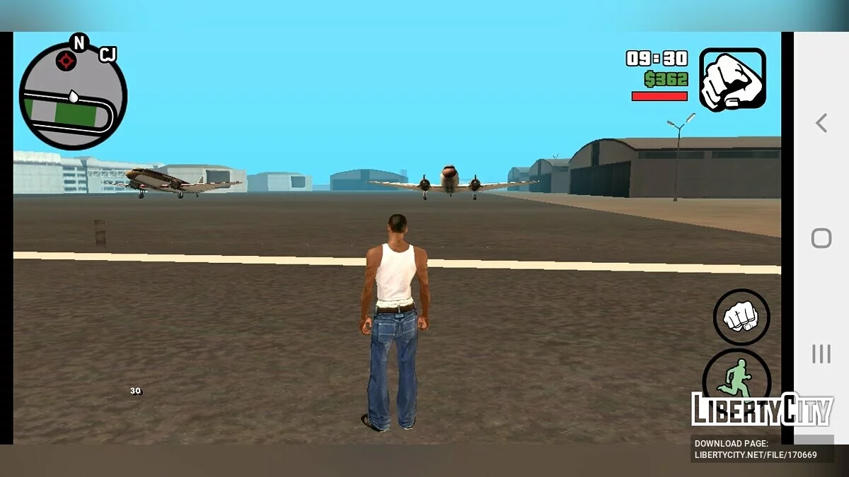 Больше самолётов в аэропорте / GTA San Andreas (iOS, Android)