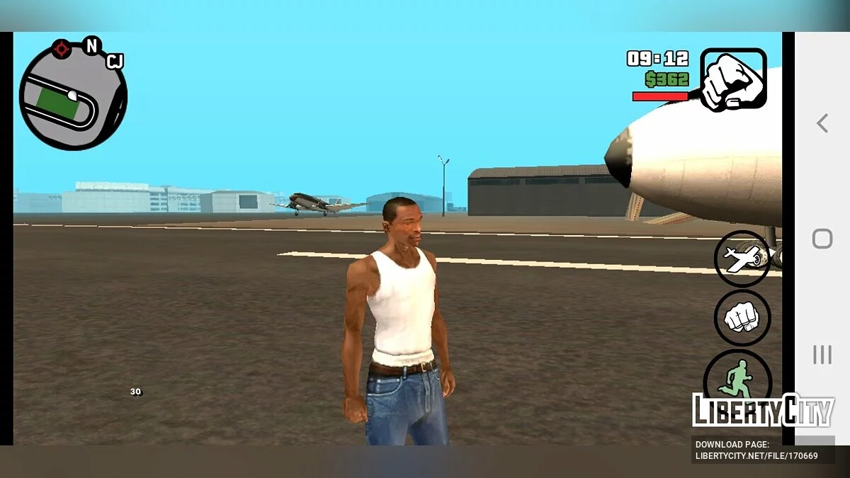 Больше самолётов в аэропорте / GTA San Andreas (iOS, Android)