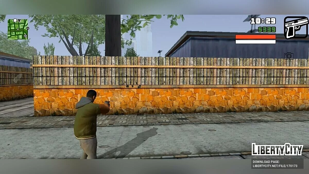 Путь пули + следы от выстрелов v1.0 / GTA San Andreas (iOS, Android)