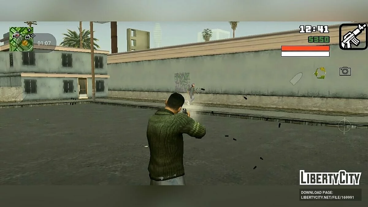 Выбросить патрон с пулями / GTA San Andreas (iOS, Android)