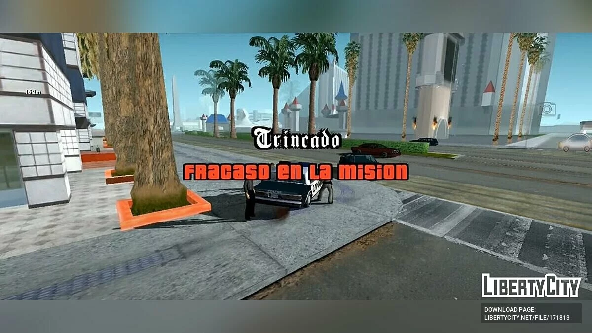 Эффект из GTA 5 при провале миссии / GTA San Andreas (iOS, Android)