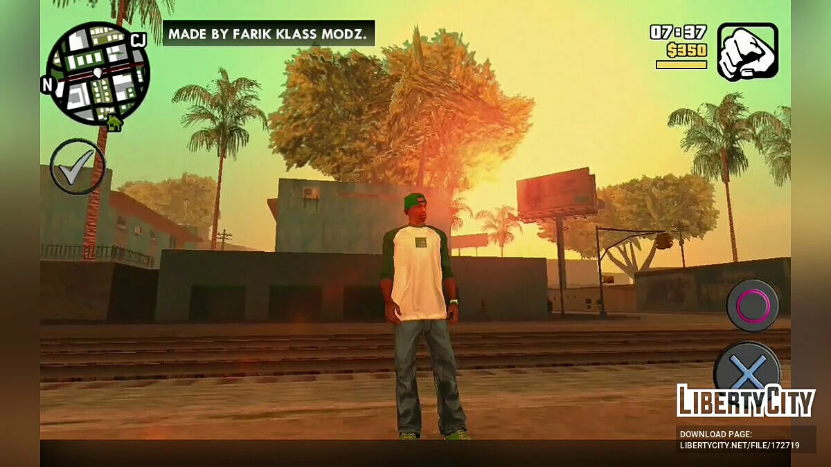 Изменение цвета худа v1.0 / GTA San Andreas (iOS, Android)