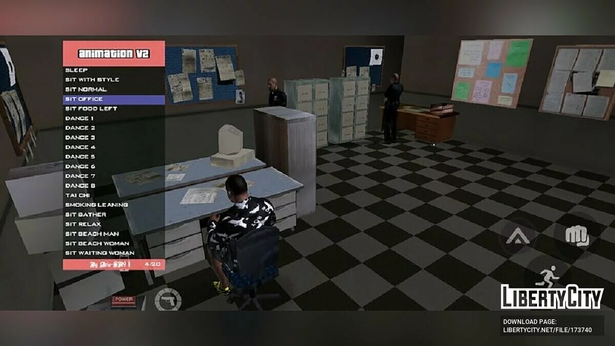 Новые анимации / GTA San Andreas (iOS, Android)