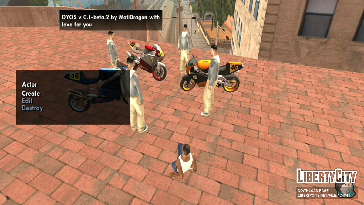 Dyom Mod / GTA San Andreas (iOS, Android)