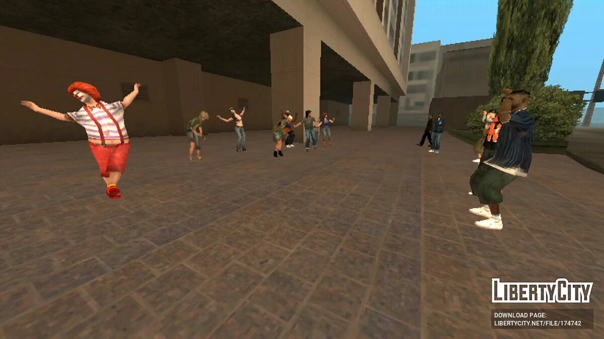 Уличные танцоры / GTA San Andreas (iOS, Android)