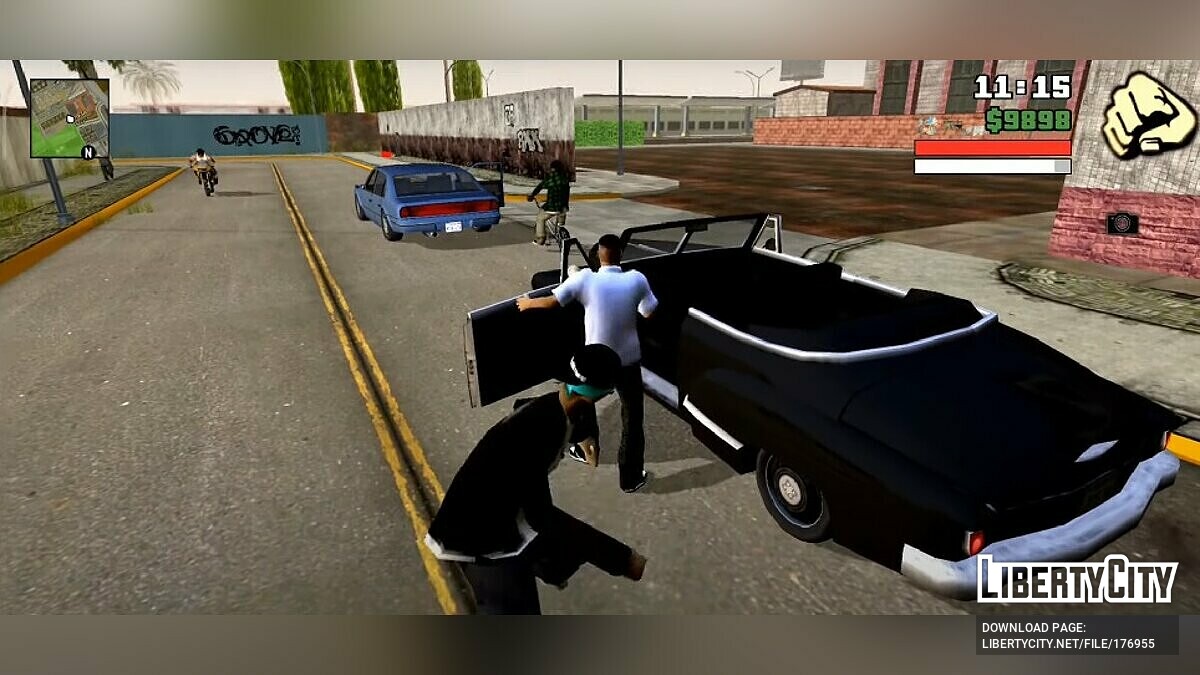 Скачать Новая камера при похищении транспорта для GTA San Andreas (iOS,  Android)