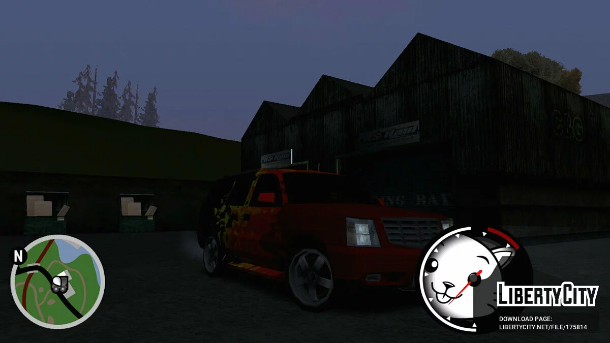 Спидометр в стиле NFS Underground 2 / GTA San Andreas (iOS, Android)