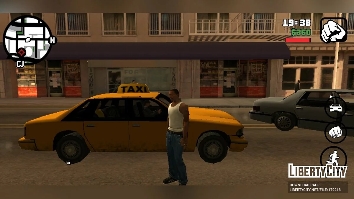 Улучшенный интеллект пешеходов / GTA San Andreas (iOS, Android)