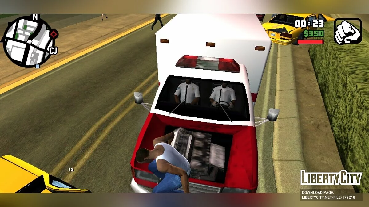 Улучшенный интеллект пешеходов / GTA San Andreas (iOS, Android)