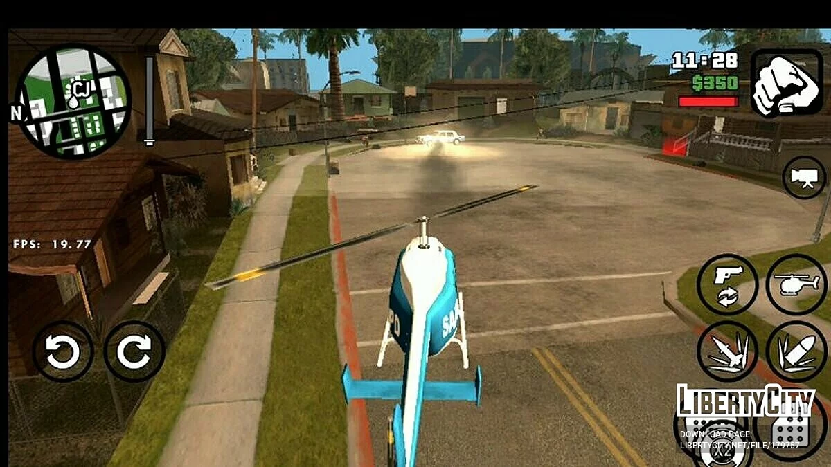 Ракетная установка для вертолета / GTA San Andreas (iOS, Android)