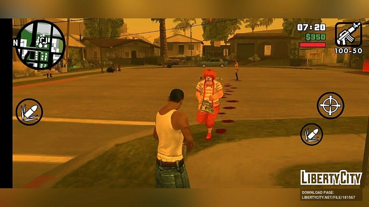 Клоун-убийца / GTA San Andreas (iOS, Android)