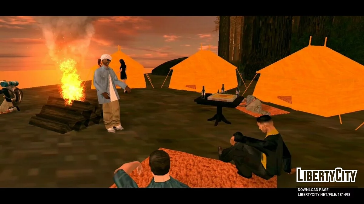 Туристический кемпинг / GTA San Andreas (iOS, Android)