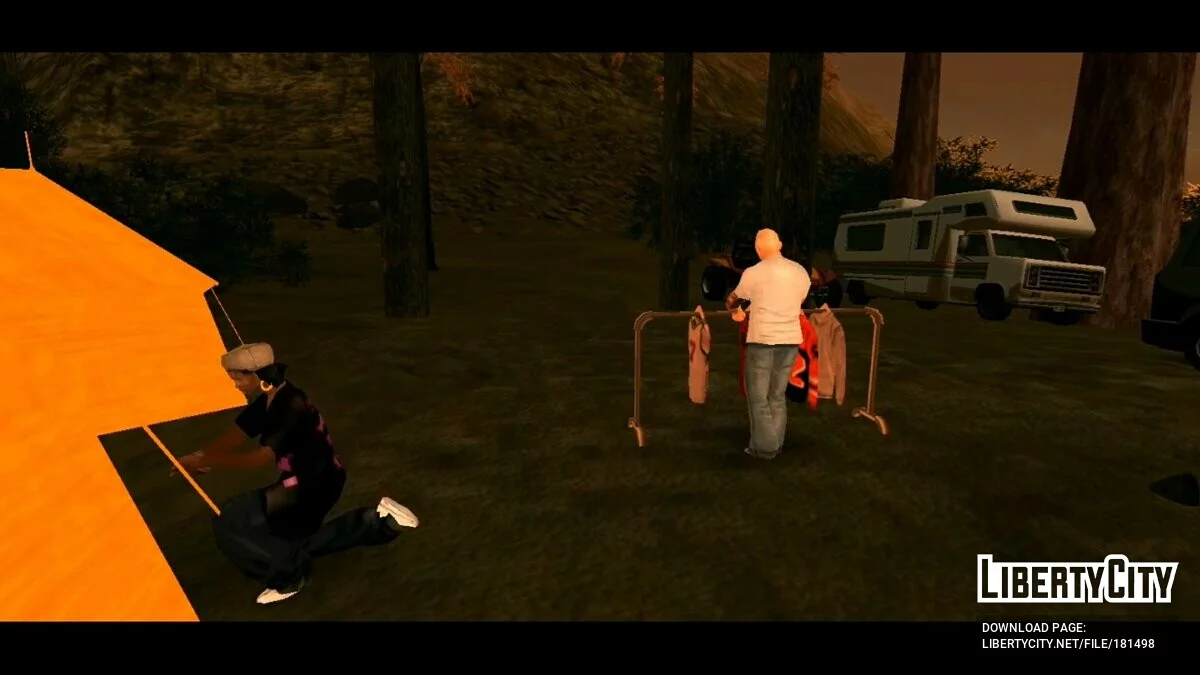 Туристический кемпинг / GTA San Andreas (iOS, Android)