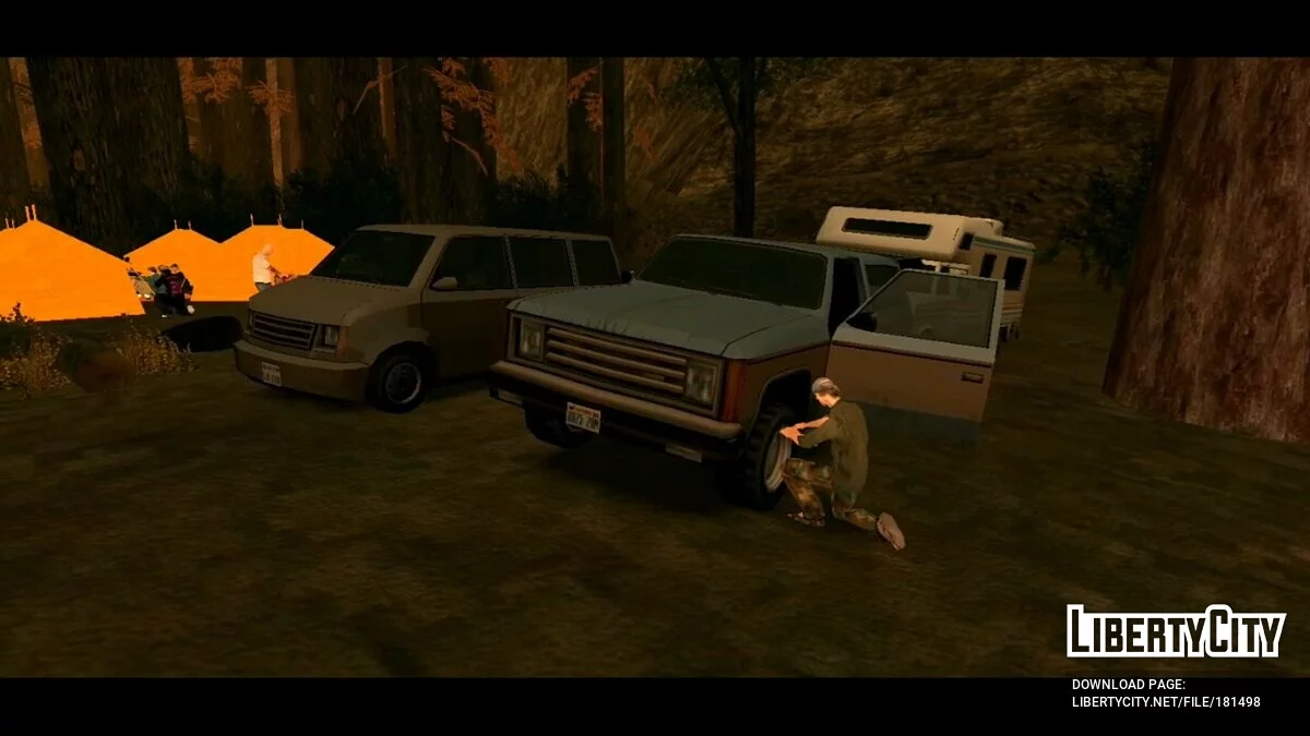 Туристический кемпинг / GTA San Andreas (iOS, Android)