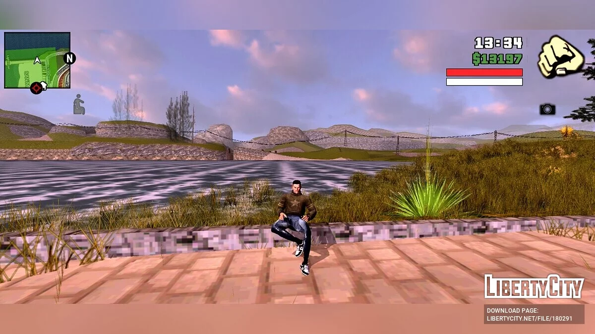 Возможность присесть / GTA San Andreas (iOS, Android)
