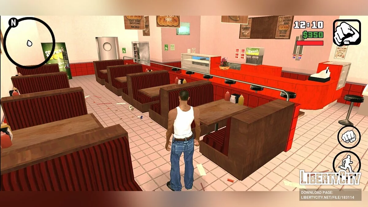 Доступ к скрытым интерьерам / GTA San Andreas (iOS, Android)