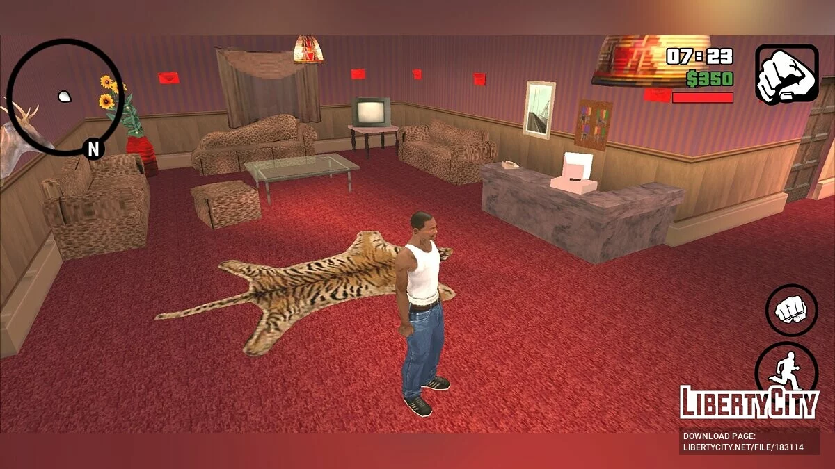 Доступ к скрытым интерьерам / GTA San Andreas (iOS, Android)
