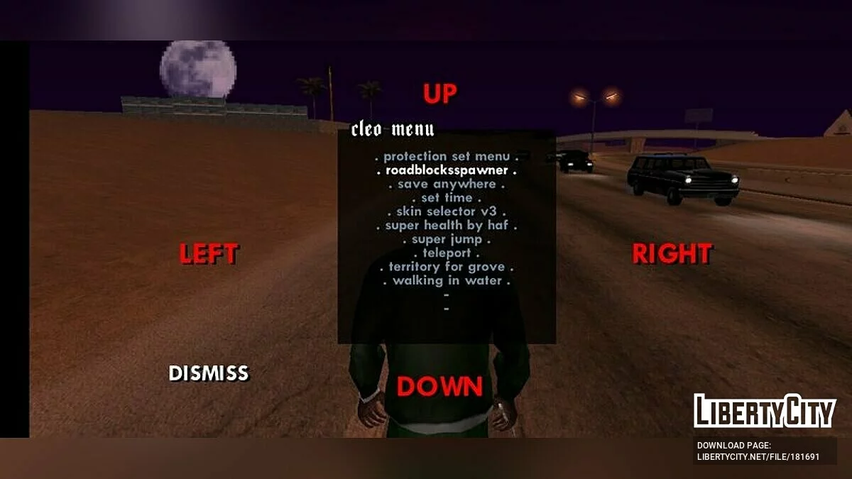 Спавн дорожных блоков / GTA San Andreas (iOS, Android)