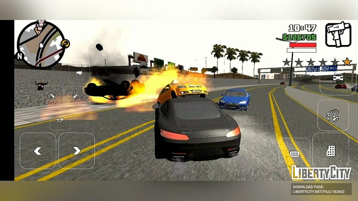 Утяжелённые автомобили / GTA San Andreas (iOS, Android)