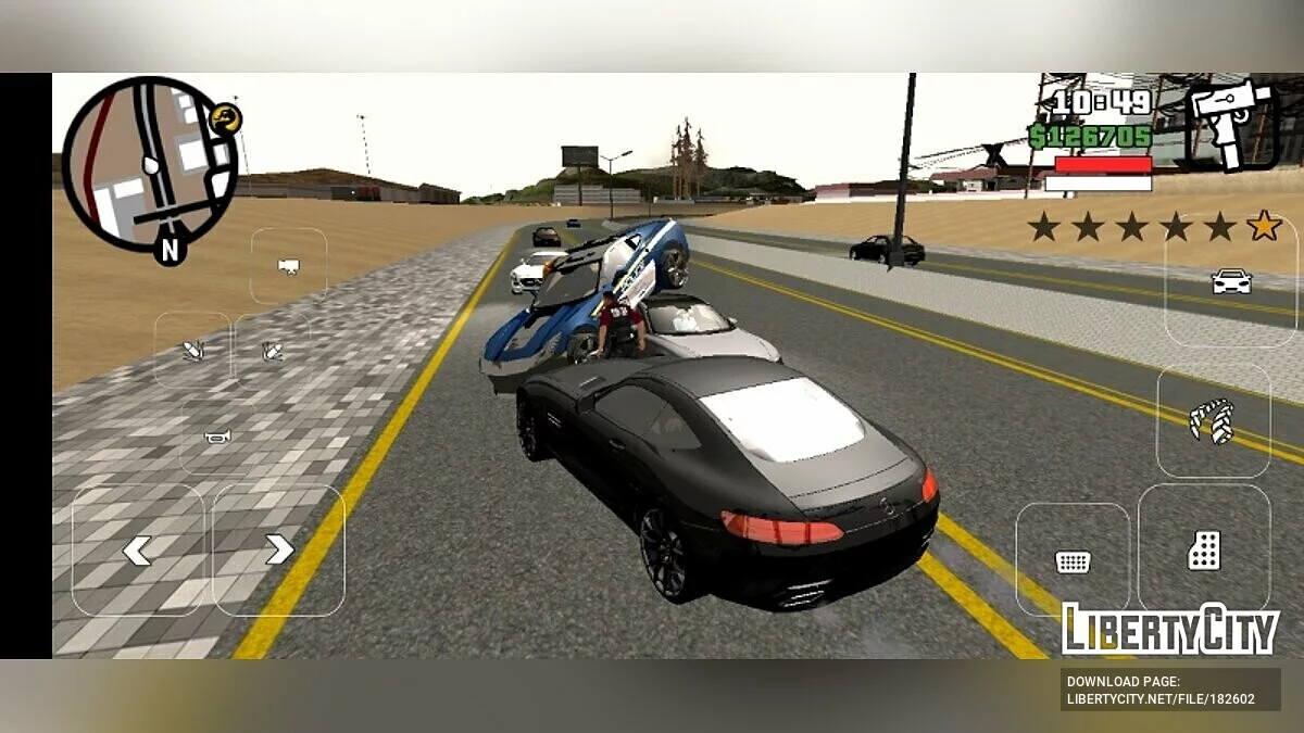 Утяжелённые автомобили / GTA San Andreas (iOS, Android)