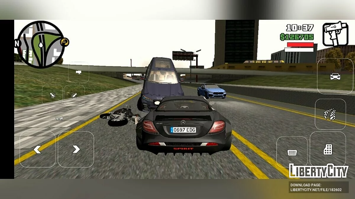 Утяжелённые автомобили / GTA San Andreas (iOS, Android)
