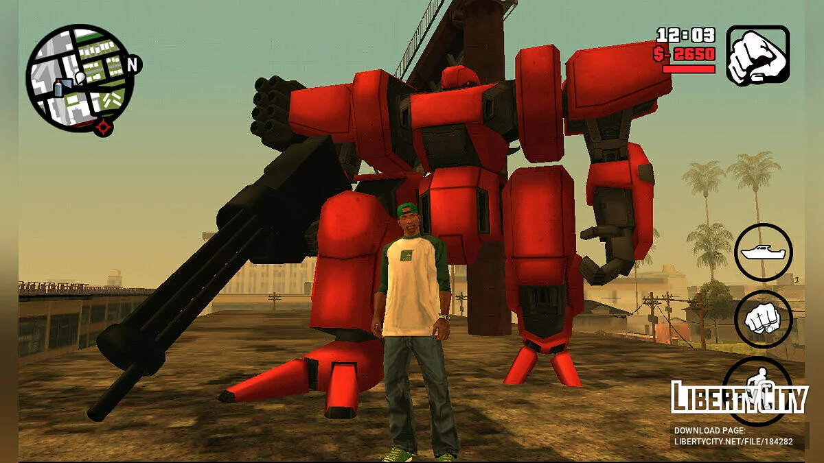 Механический Робот v1.0 / GTA San Andreas (iOS, Android)