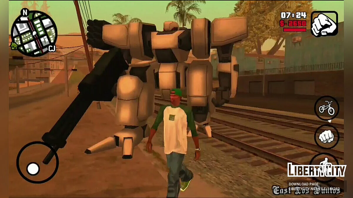 Механический Робот v1.0 / GTA San Andreas (iOS, Android)