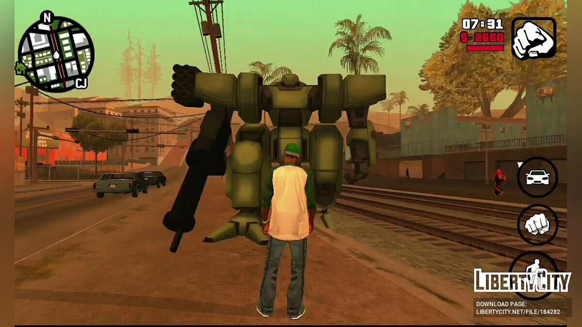 Механический Робот v1.0 / GTA San Andreas (iOS, Android)