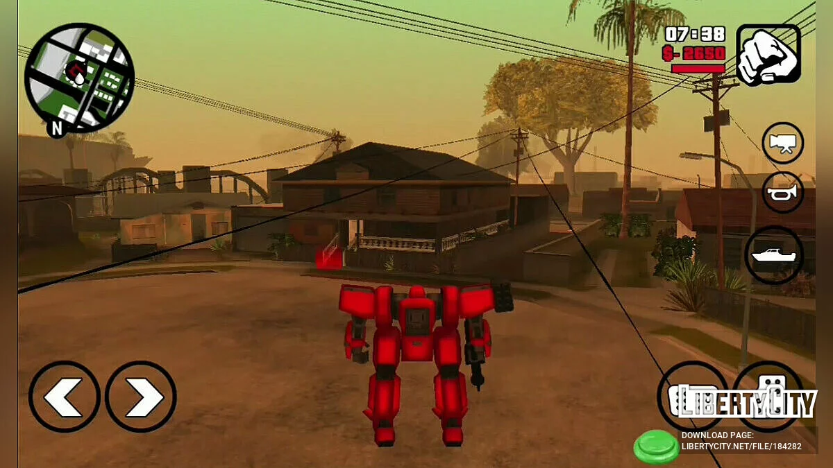 Механический Робот v1.0 / GTA San Andreas (iOS, Android)