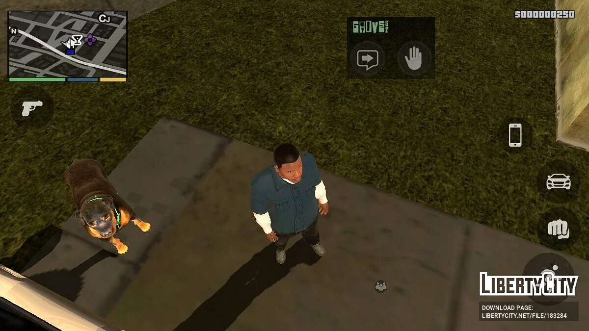 Ротвейлер Чоп из GTA 5 / GTA San Andreas (iOS, Android)