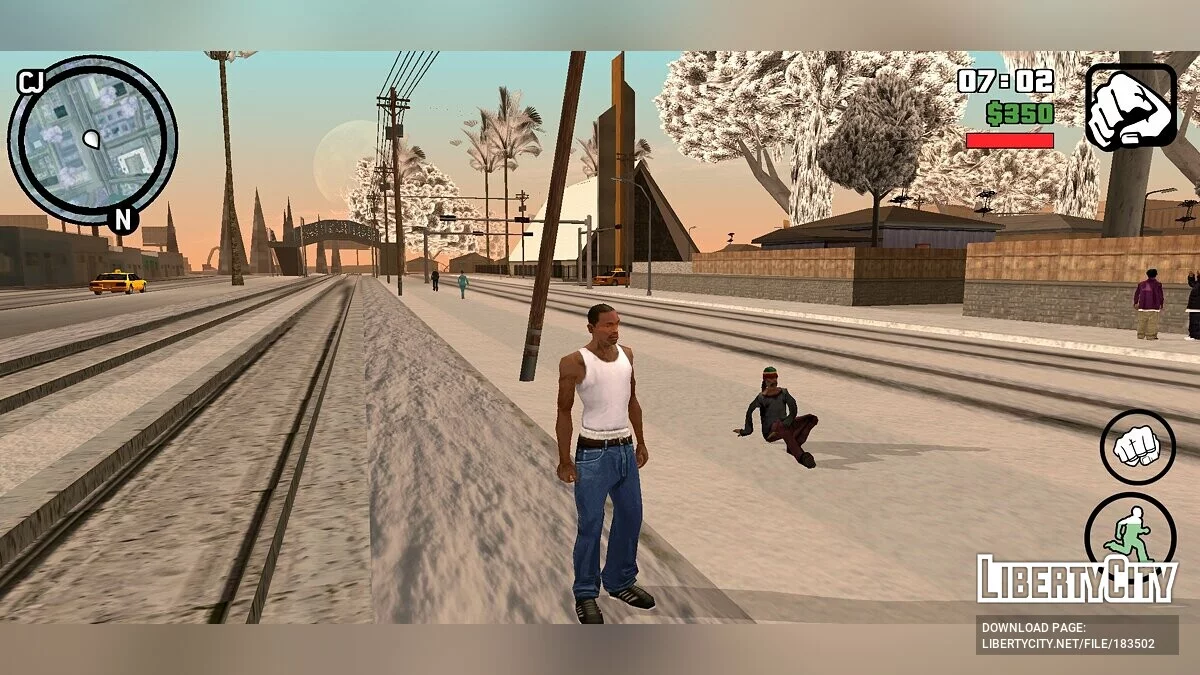 Вырезанное поведение бездомных из бета-версии / GTA San Andreas (iOS, Android)