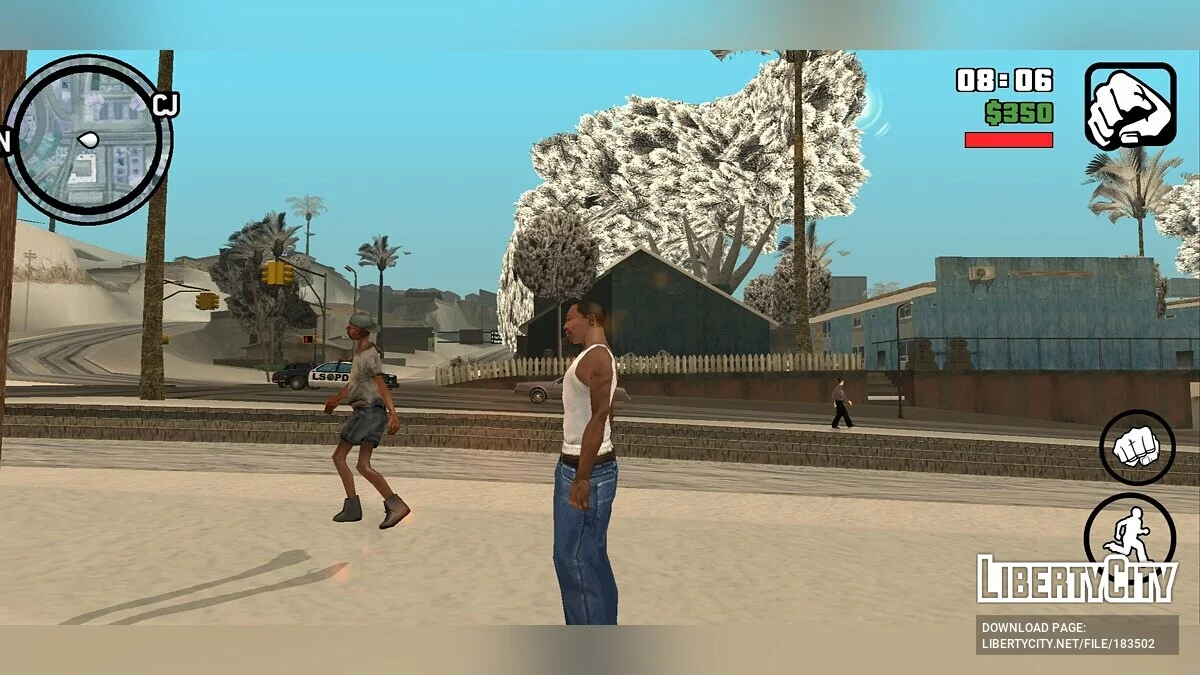 Вырезанное поведение бездомных из бета-версии / GTA San Andreas (iOS, Android)
