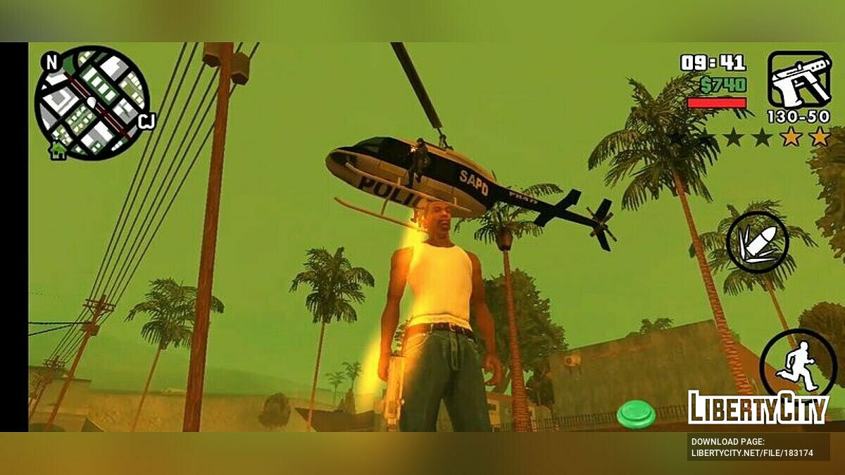 Скачать Взорвать вертолет для GTA San Andreas (iOS, Android)