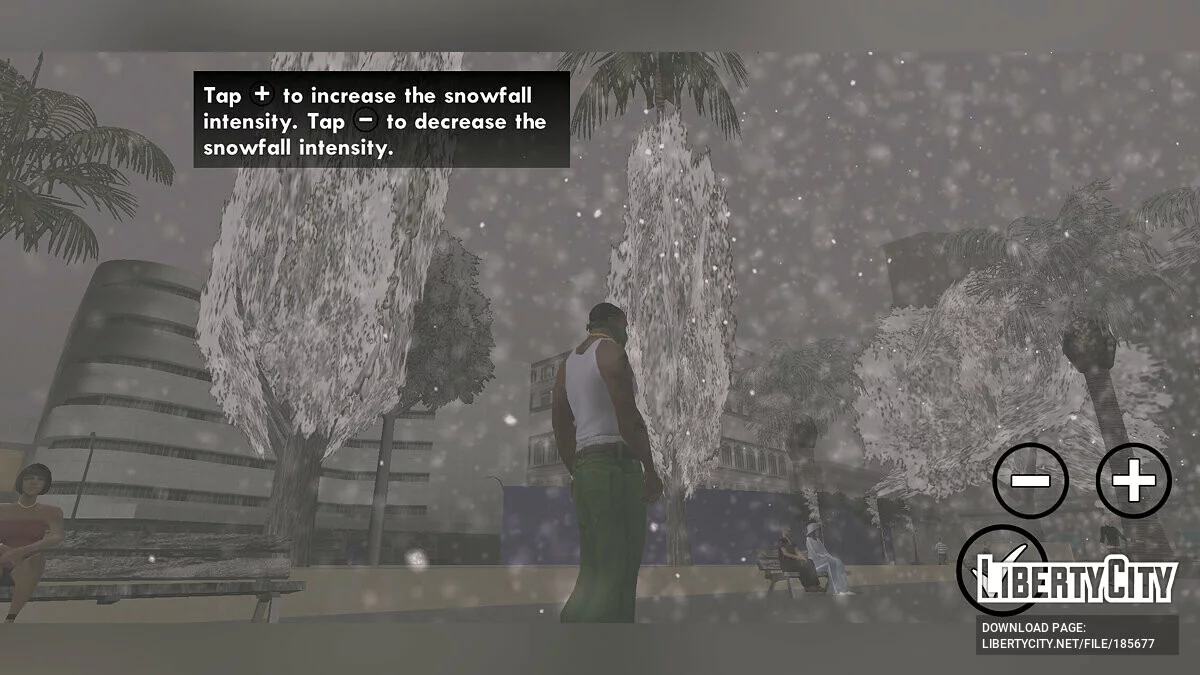 Снегопад / GTA San Andreas (iOS, Android)