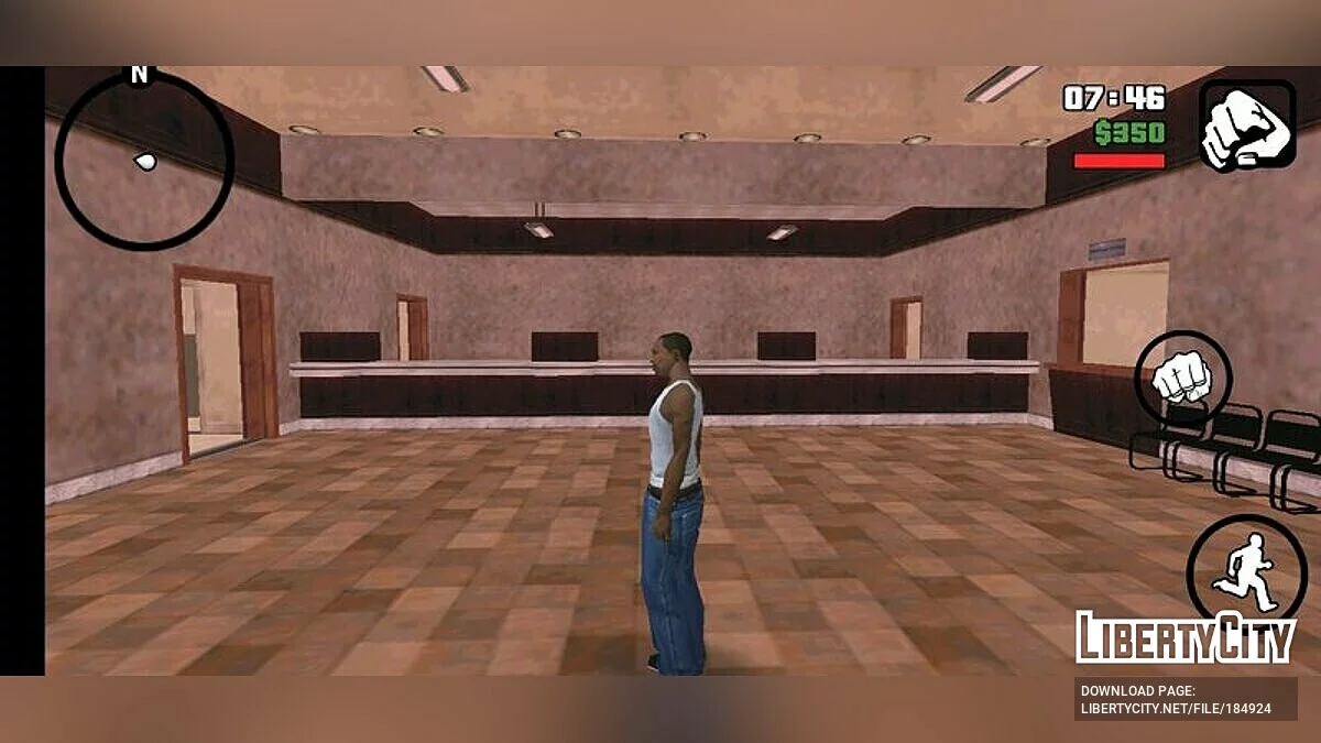 Вход в интерьер из бета-версии / GTA San Andreas (iOS, Android)