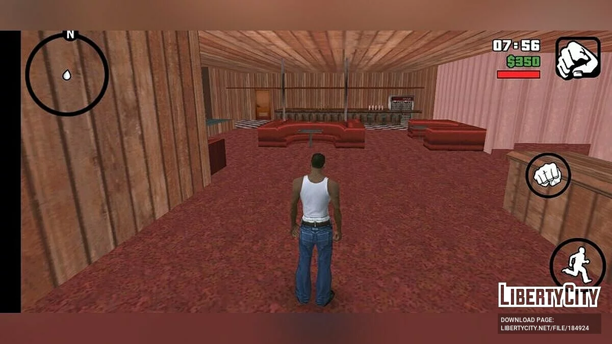 Вход в интерьер из бета-версии / GTA San Andreas (iOS, Android)