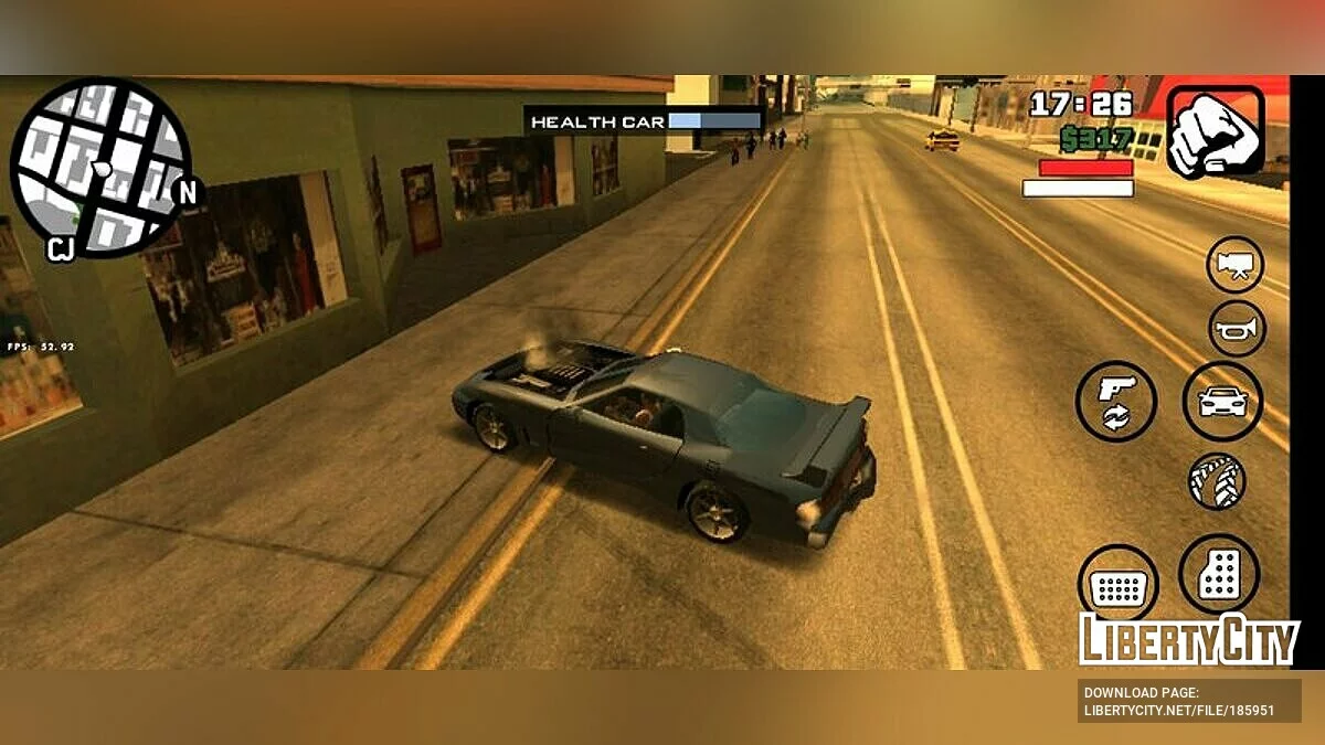 Шкала прочности автомобиля / GTA San Andreas (iOS, Android)
