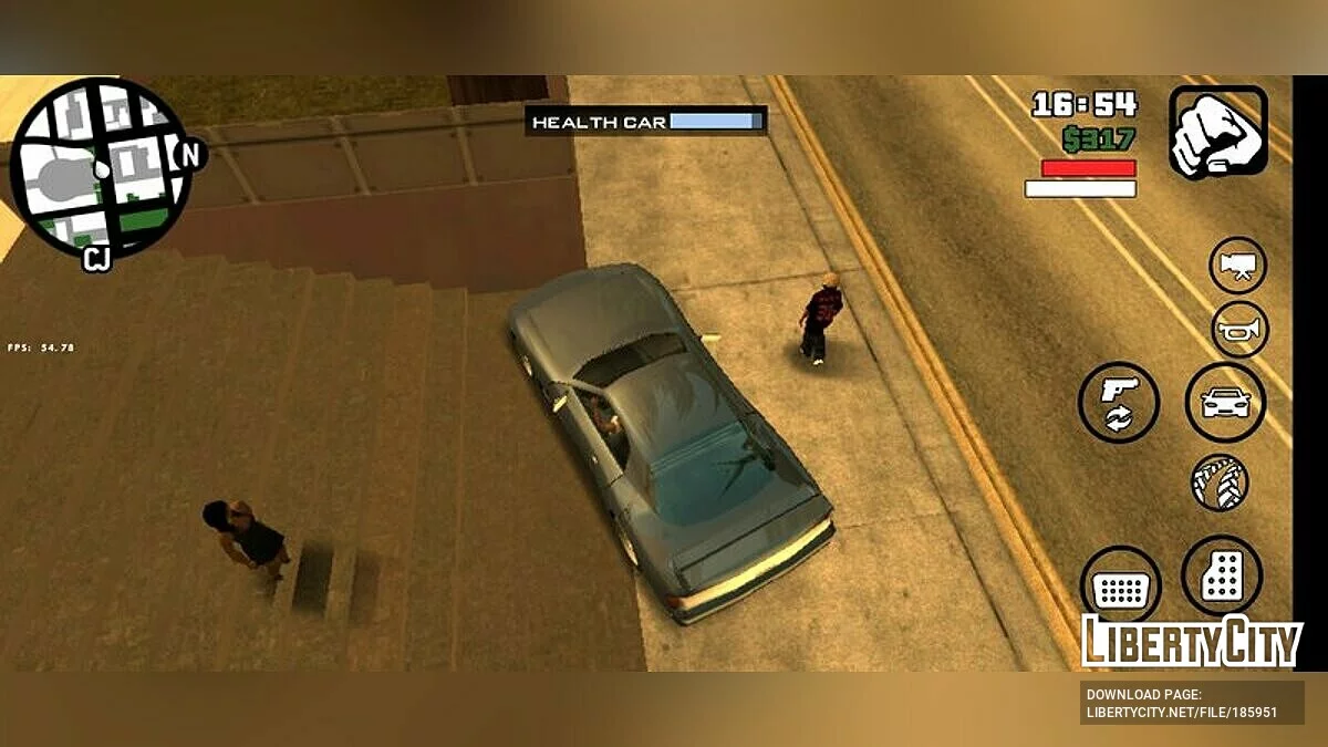 Шкала прочности автомобиля / GTA San Andreas (iOS, Android)
