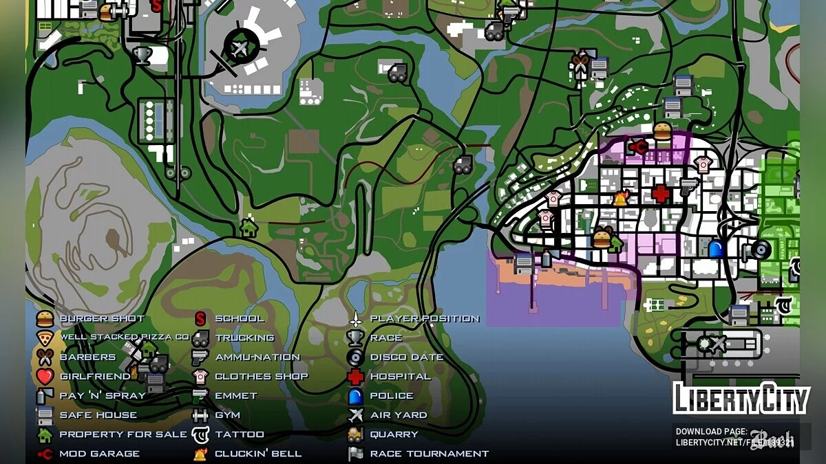 Больше иконок для радара / GTA San Andreas (iOS, Android)