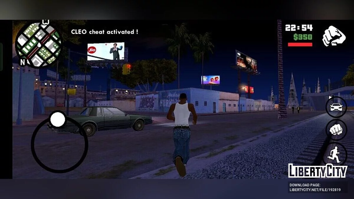 Анимационные рекламные щиты / GTA San Andreas (iOS, Android)