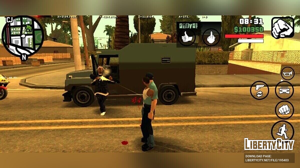 Скачать Деньги инкассаторов для GTA San Andreas (iOS, Android)