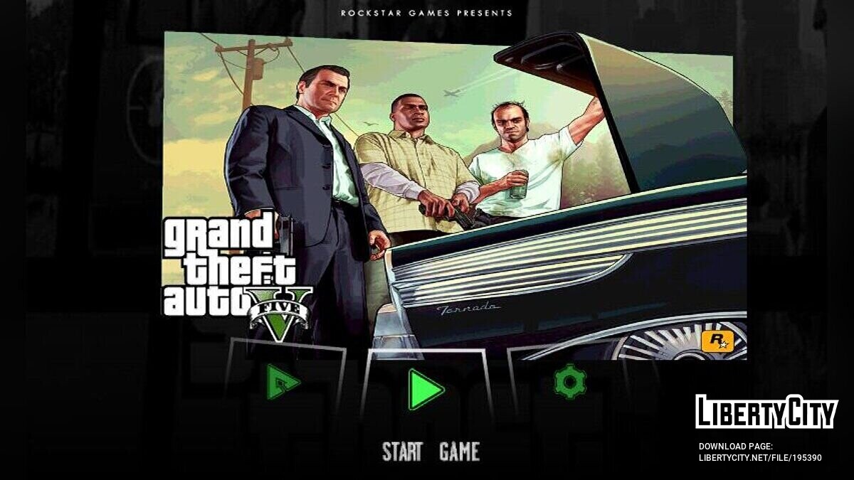 Скачать GTA 5 Menu & Loadscreen для GTA San Andreas (iOS, Android)