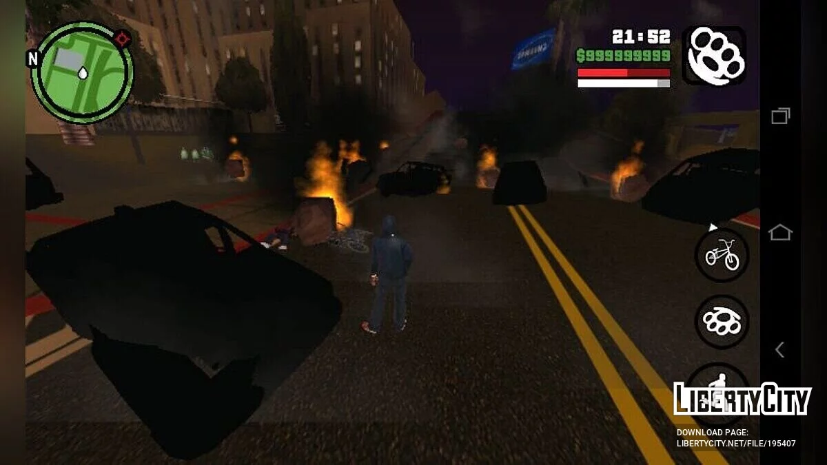 Прилет метеорита / GTA San Andreas (iOS, Android)