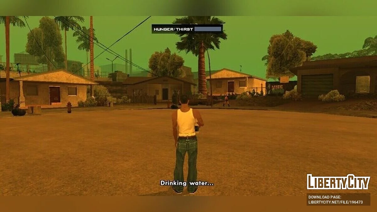 Система голода и жажды / GTA San Andreas (iOS, Android)