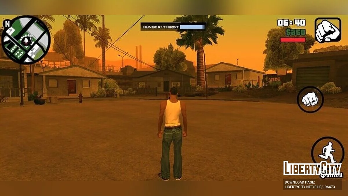Система голода и жажды / GTA San Andreas (iOS, Android)