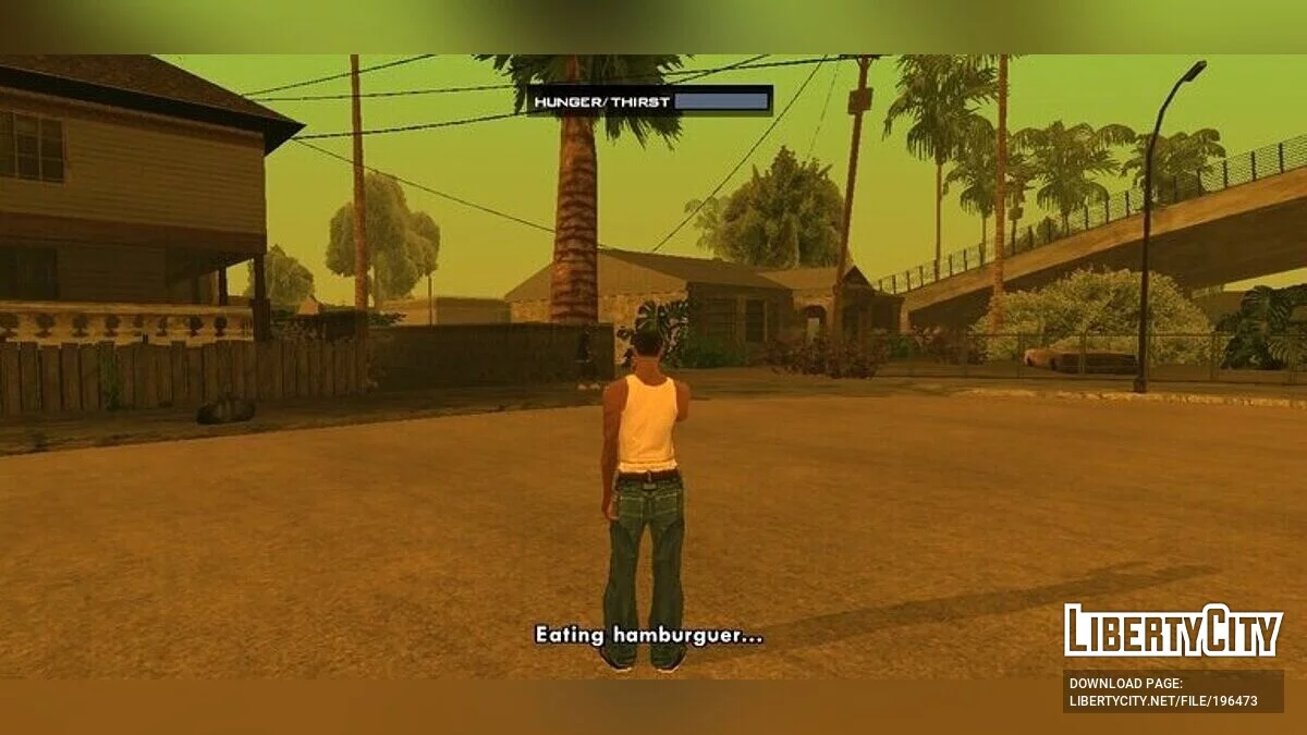 Система голода и жажды / GTA San Andreas (iOS, Android)