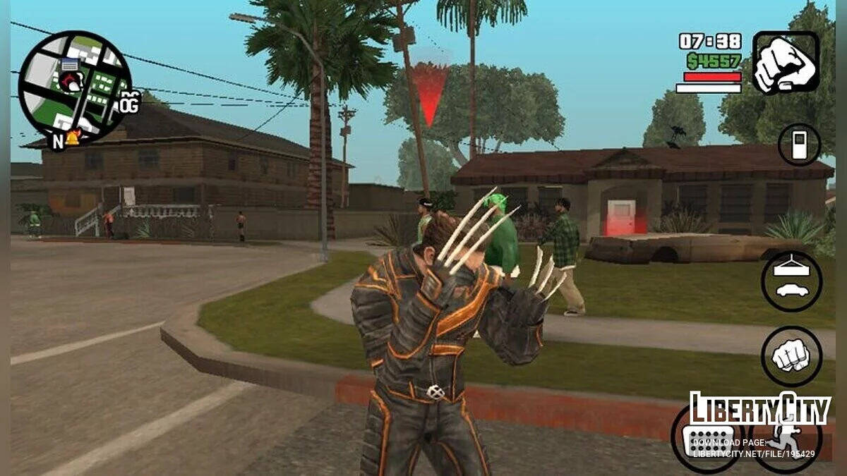 Wolverine Mod / GTA San Andreas (iOS, Android)