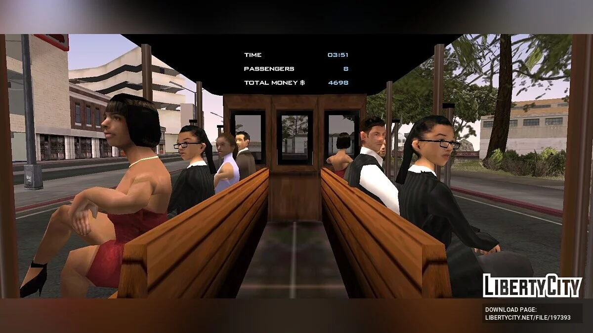 Миссия водителя трамвая / GTA San Andreas (iOS, Android)